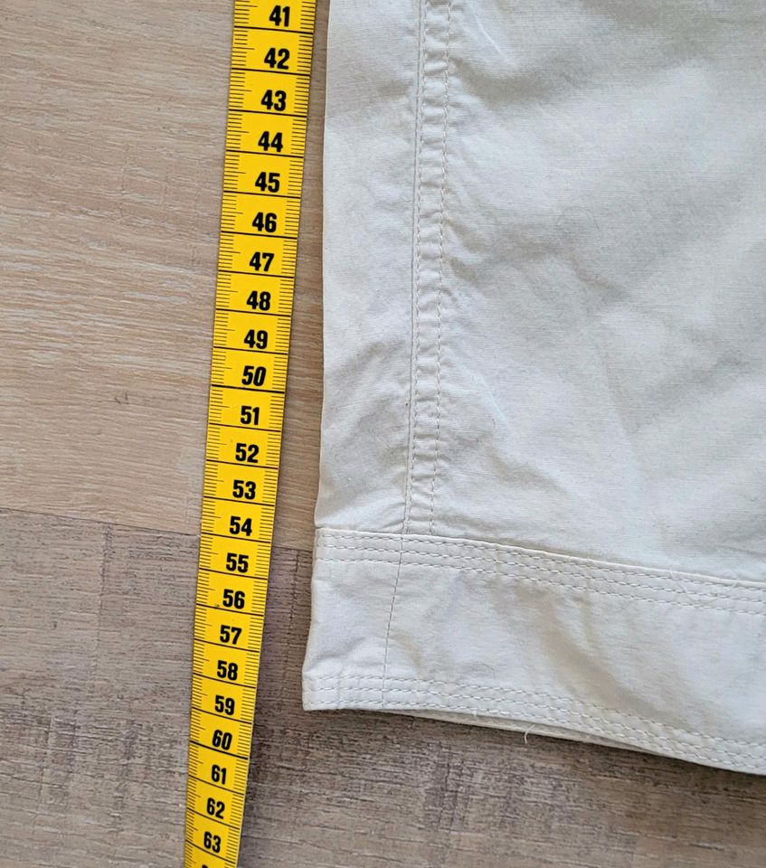 3/4 Sommerhose Stretch Gr. 46 neu offwhite cremeweiß in Limburgerhof