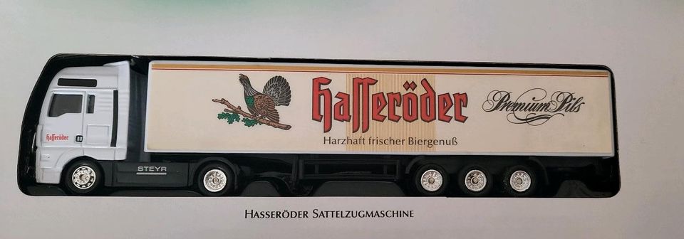 Verkauft wird diese Sammlung Hasseröder Truck - Set in Tröbitz