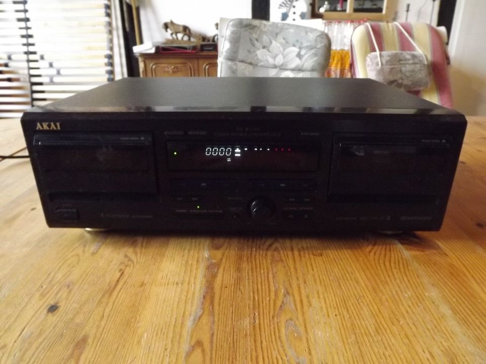 Akai Doppelkassettendeck Tapedeck DX W 1100 in Versmold