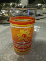 DDR Glas flower orange gelb Brandenburg - Cottbus Vorschau