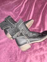 tolle schwarze gefütterte Rieker Stiefeletten Gr. 42 Niedersachsen - Helmstedt Vorschau