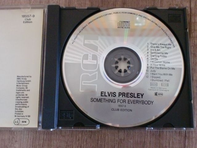 Elvis Presley CD - Something for Everyone - Rare Clubedition in Mundelsheim