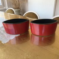 2 x Blumen Töpfe, Vase, rot, Oval Niedersachsen - Großenkneten Vorschau