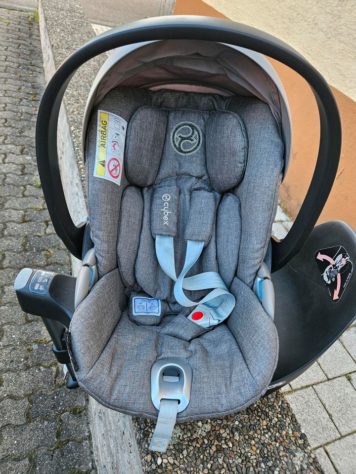 Sybex Cloud Z+Isofix/ Statio/Base Z-i Size Babyschale drehbar in Eggenstein-Leopoldshafen