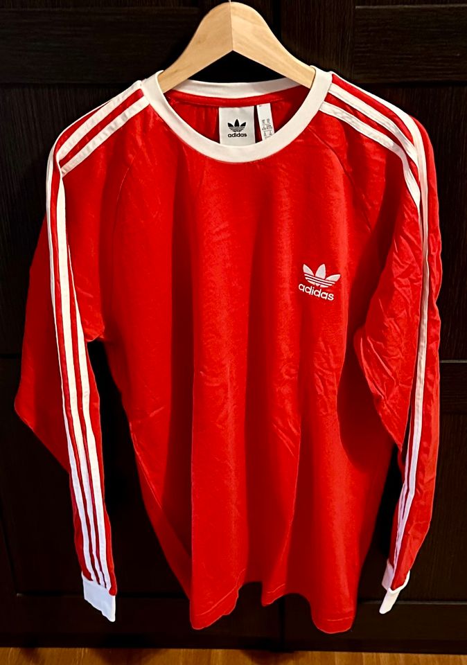 Adidas longsleeve rot langarm Shirt XL in Düsseldorf