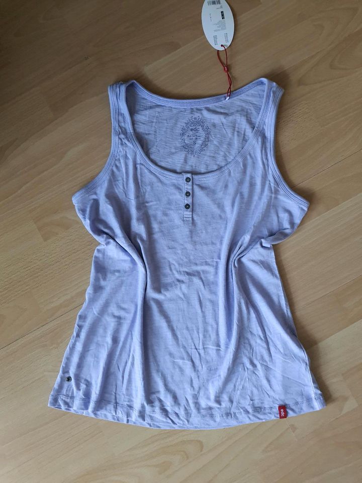 Neu edc Esprit ärmelloses Shirt S 36 (38) flieder Bluse Top Hose in Reutlingen