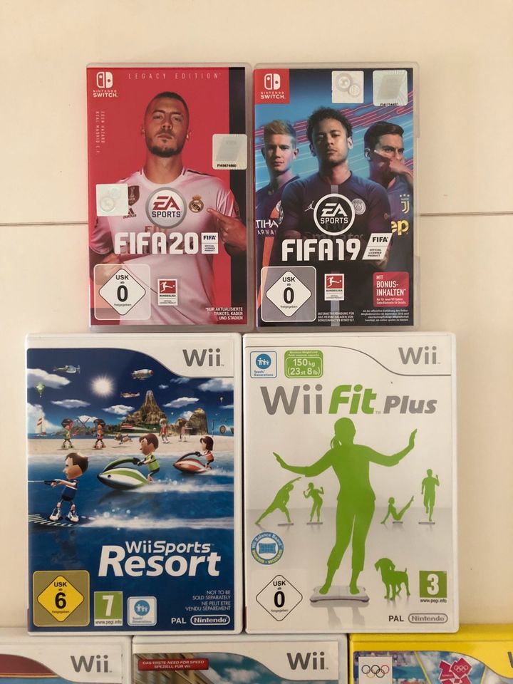 Nintendo Wii Switch Spiele Konvolut Spielesammlung in Fürstenfeldbruck