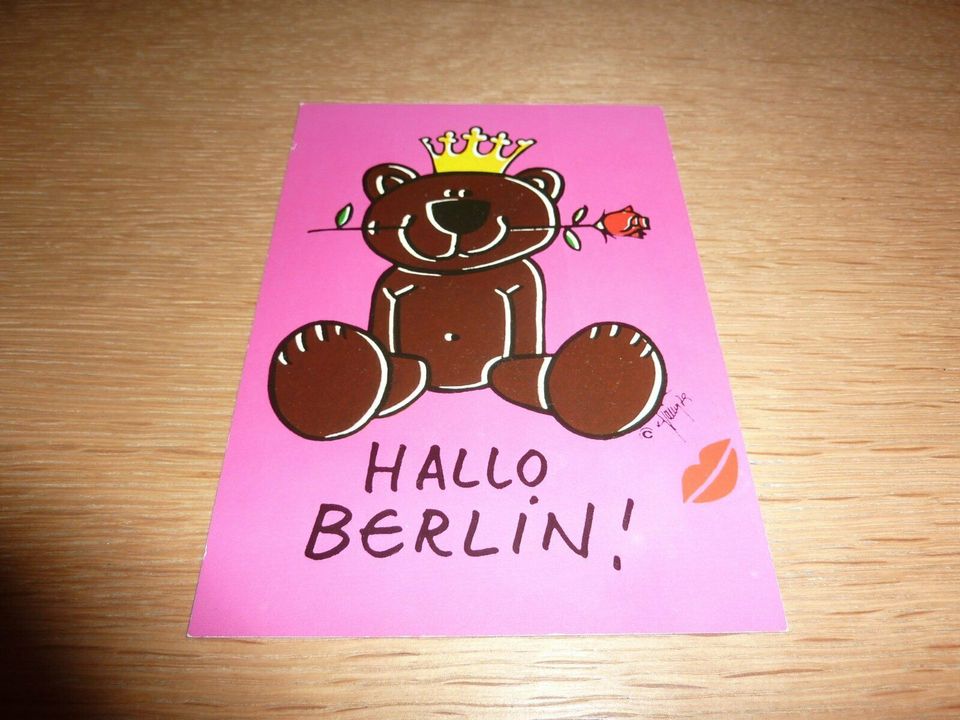 2 "BERLIN" POSTKARTEN: HALLO BERLIN! + BERLIN in Düsseldorf