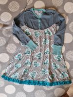 Handmade Kleid, Mini Mouse, grau/mint,  Gr 122/128 Thüringen - Nesse-Apfelstädt Vorschau