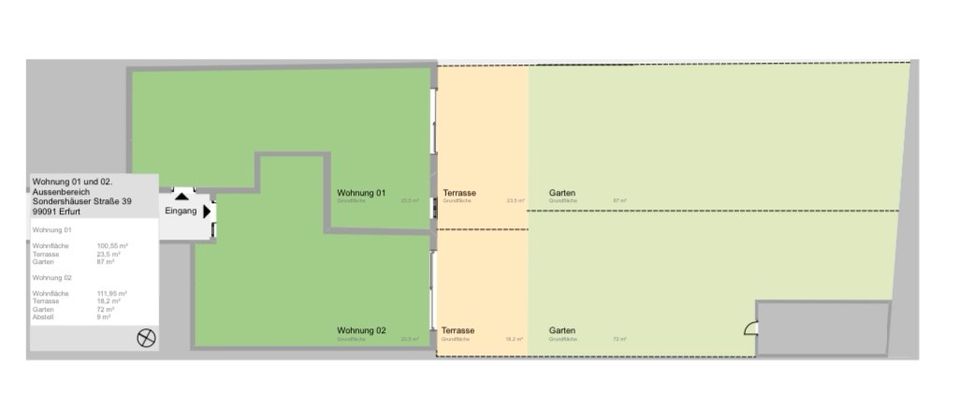 Sanierte neue Wohnung 112qm in Gispersleben ;) in Erfurt