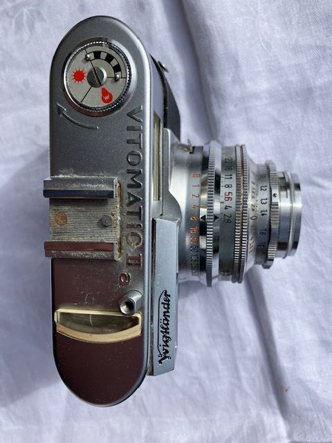 Voigtländer Vitomatic II Fotoapparat, Kamera analog incl Tasche in Marbach am Neckar