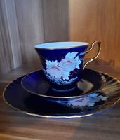 Hübsche blaue Sammel-Tasse-Untertasse-Kuchenteller Brandenburg - Beelitz Vorschau