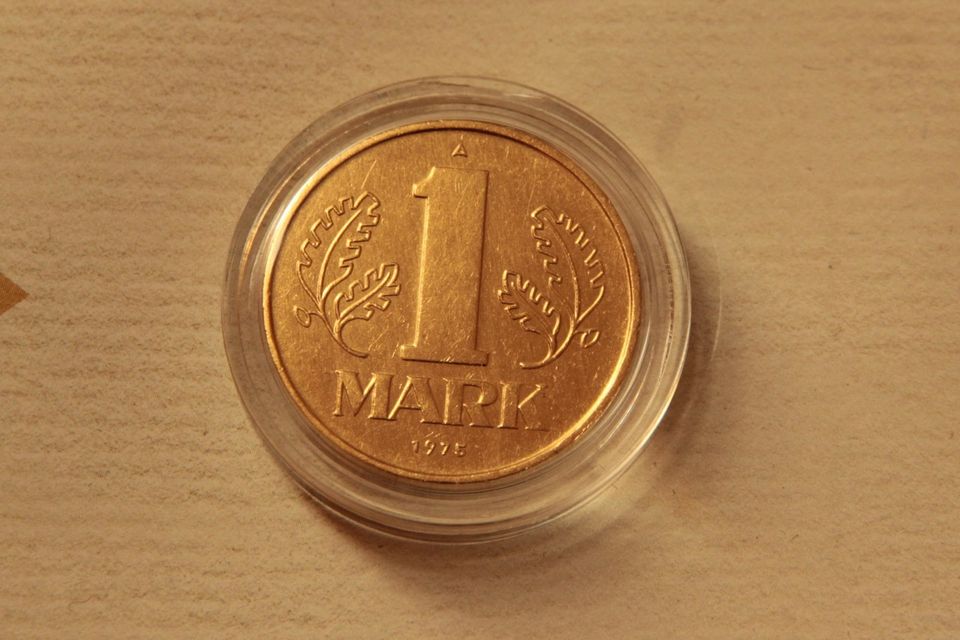 Goldmünze "1 Mark" in Magdeburg