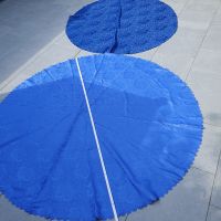 Tischdecke rund Royalblau 2 Stück neuwertig Ø 160cm und 170cm Niedersachsen - Celle Vorschau