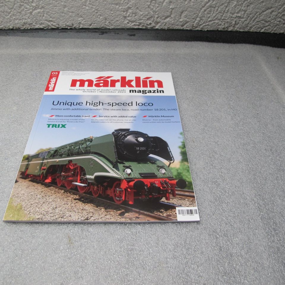 Märklin Insider Club News Magazine 2023/24 in Englisch/Deutsch in Göppingen