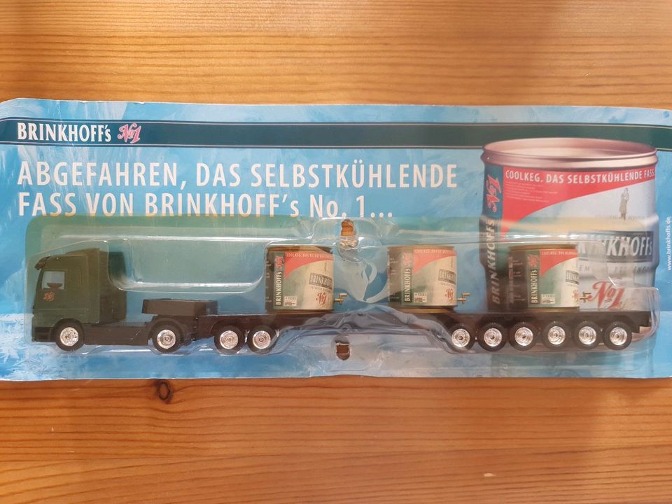 Modell LKW,  Werbeartikel von Brinkhoffs Fassbier in Oelde