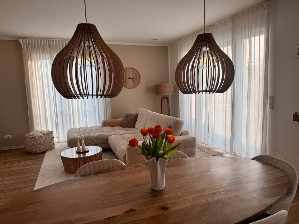 Pendelleuchte Holz Boho Esszimmerlampe in Dissen am Teutoburger Wald