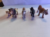 Raubkatzen Set (Schleich), Löwe + Baby, Tiger, Gepard und Panther Bayern - Goldkronach Vorschau