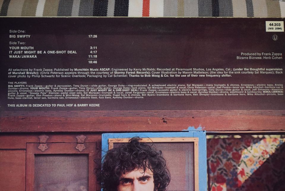 Zappa Waka Jawaka France 1972 VG+ 44203 Schallplatte LP Vinyl in Mainz
