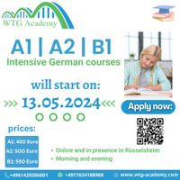 Intensive German Course  / Online German Course / German class Hessen - Rüsselsheim Vorschau