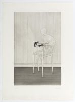 Paul Wunderlich - Original Lithografie "Stuhl" - 1969 - signiert Mitte - Wedding Vorschau
