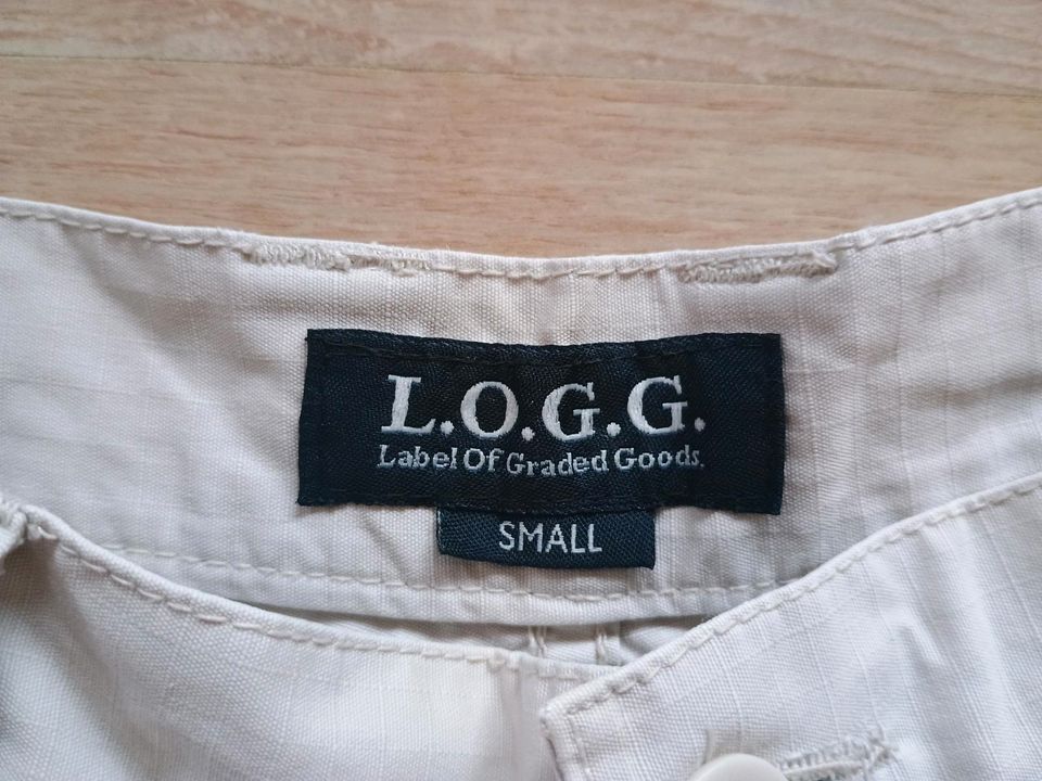 Shorts, hellbeige, Cargo, Herren, v. LOGG, Gr. S, fällt aus wie L in Bockhorn