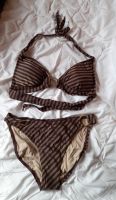 Bruno Banani Triangel Bikini Set Streifen braun/gold Gr. 34 C/D Nordrhein-Westfalen - Dormagen Vorschau
