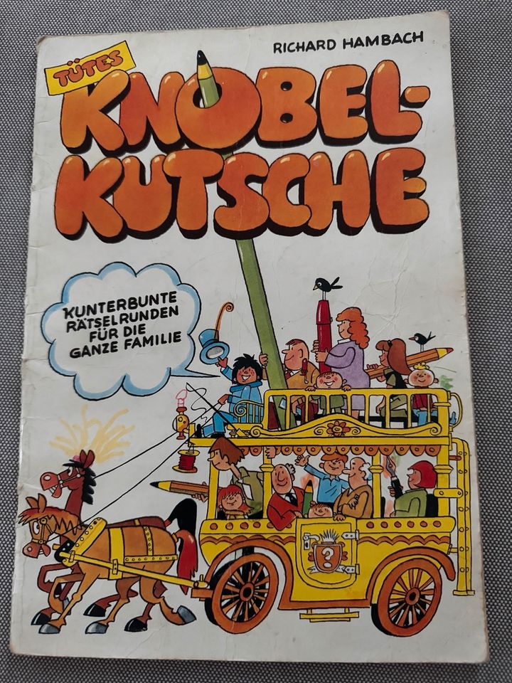 DDR Kinder Rätselheft: Tütes Knobel-Kutsche in Pegau