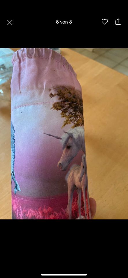 Emil Trinkflasche Glas  0,4l Einhorn Pegasus in Haiming