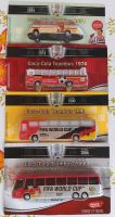 Coca Cola 4× Fussball WM-Teambus Set von 1954/1974/1990/2006 Brandenburg - Hosena Vorschau