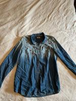 Jeansbluse Blau Hilfiger Baden-Württemberg - Mannheim Vorschau