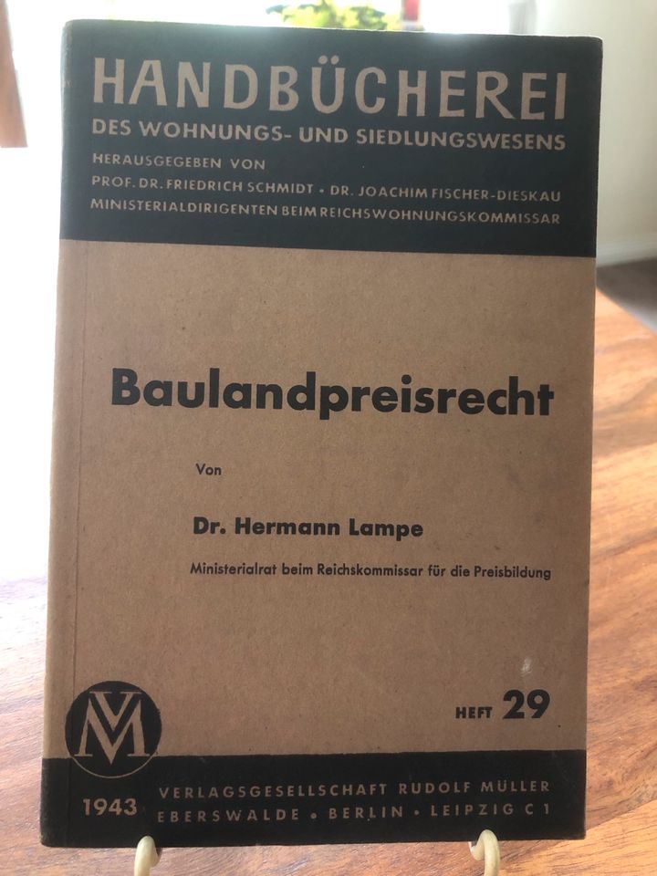 Handbücherei des Wohnungs- und Siedlungswesens. Baulandpreisrecht in Hollern-Twielenfleth