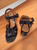 Alpe Shoes Woman schicke Leder Sandalen mit Absatz Größe 37 Bayern - Regensburg Vorschau