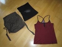 3tlg. Damen Top Set, Gr.S,rot-schwarz gestreift/braun u. schwarz Bayern - Schwarzenbach a d Saale Vorschau