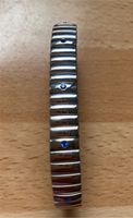 Metallarmband Armband Silber mit blauen Steinchen Modeschmuck Schleswig-Holstein - Tangstedt  Vorschau