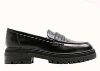 Damen CHUNKY LOAFER Plateau Halbschuhe Schwarz Versand gratis Hessen - Rüsselsheim Vorschau