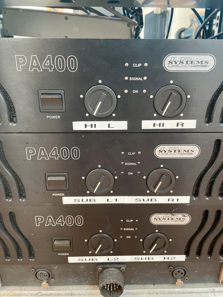 PA System + Endstufen + Mischpult, Gesangsanlage HK Audio DAP Pro in Haan