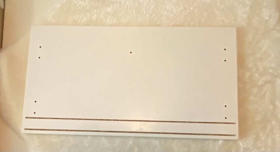 Schubladenfront Ikea Stuva weiß mit Knopfloch in Moers
