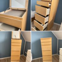 Ikea Malm Kommode mit Spiegel 6 Schubladen Birke Nordrhein-Westfalen - Bönen Vorschau