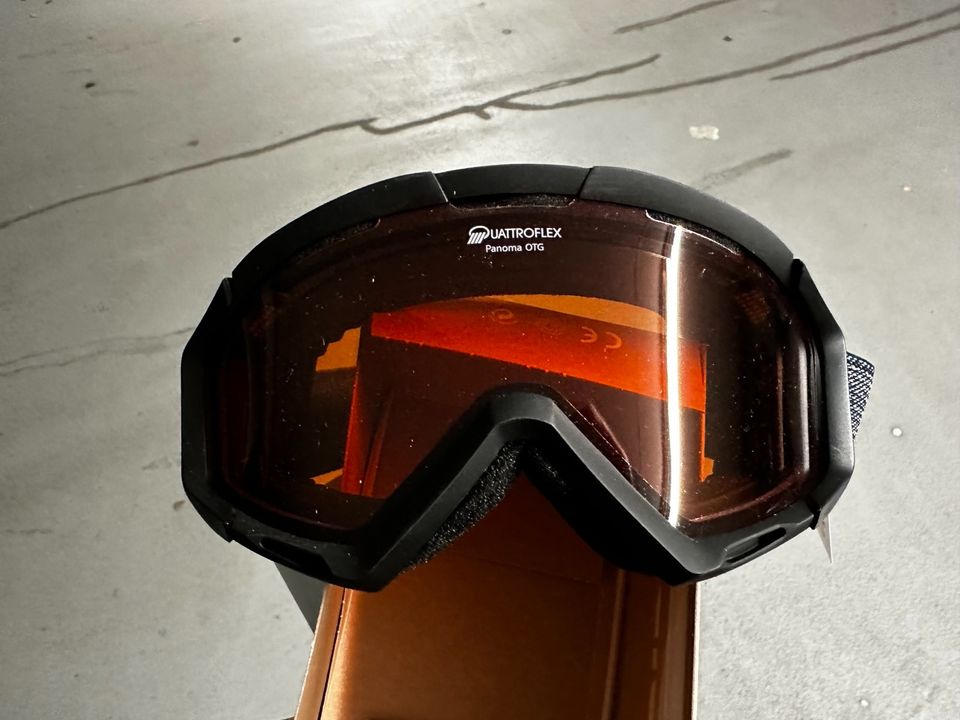 Skibrille & Snowboardbrille Alpina Quattroflex Panoma OTG in Augsburg