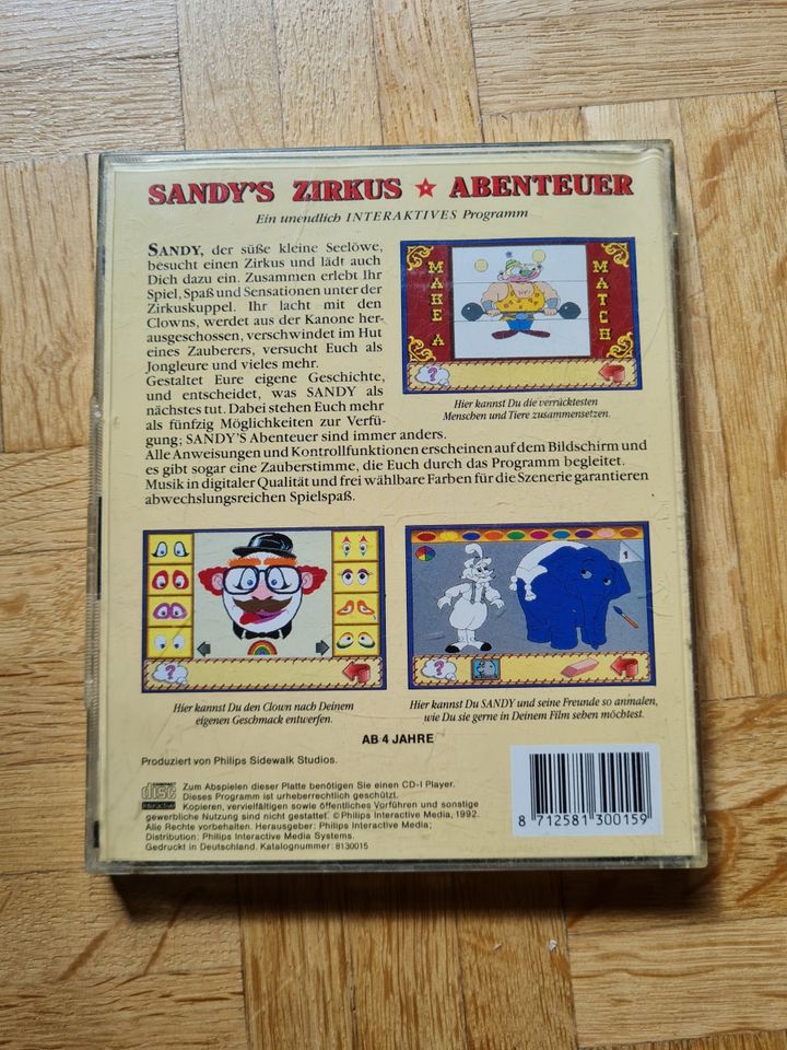 Philips CD-i Sandy's Zirkus Abenteuer in Memmingen
