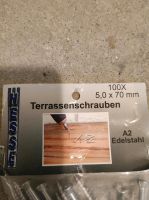 Terrassenschrauben 5x70 mm 100 Stk. Edelstahl A 2 Sachsen - Limbach-Oberfrohna Vorschau