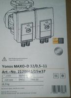 Wilo Yonos Maxo-D 32/0,5-11 Neu Lagerware Sachsen-Anhalt - Eisleben Vorschau