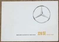 Prospekt Mercedes-Benz 220 SE Coupe, Cabriolet Ponton 7/1959 Nordrhein-Westfalen - Mönchengladbach Vorschau