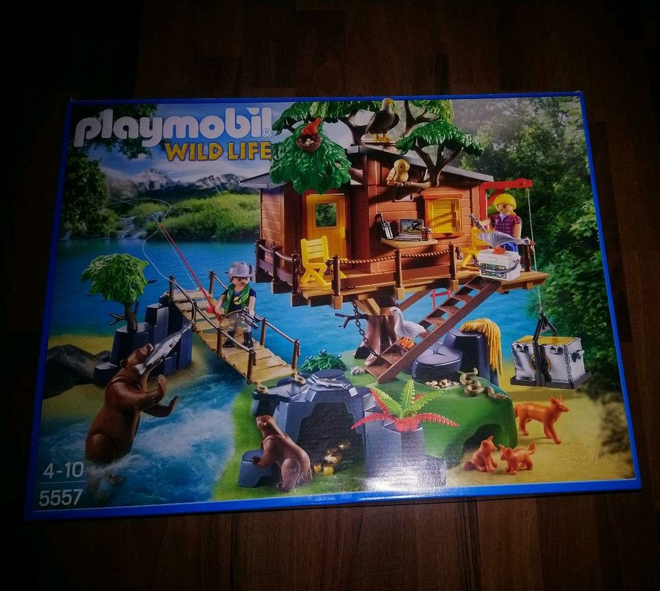 Playmobil Baumhaus 5557 mit Figuren Tieren Karton und viel mehr in Rosendahl