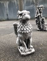 Steinfigur Greif ca 55 cm frostfest Steinguss Beton Deko Garten Lübeck - Kücknitz Vorschau