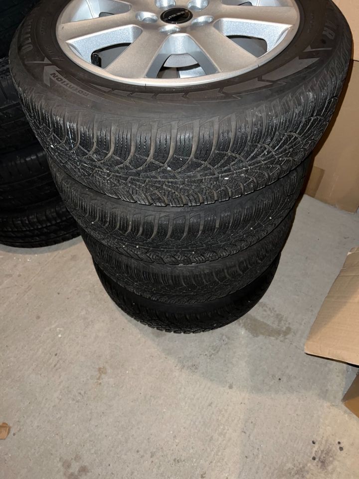 Allwetterreifen  Goodyear  M+S 185 60R15 + Alufelgen Borbet in Mannheim