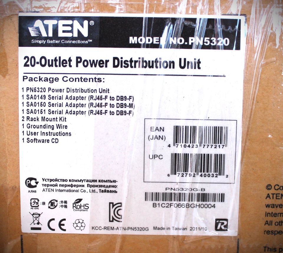 Aten 20-Port Power Distribution Unit PN 5320 Intelligent Switched in Krempdorf