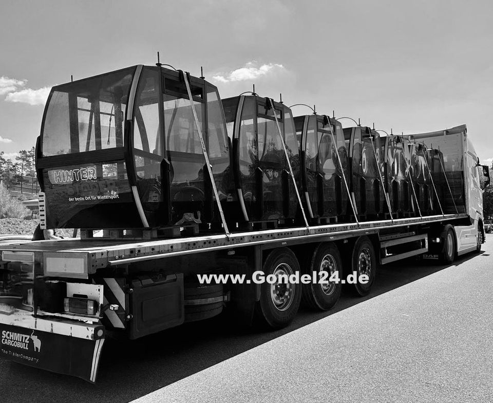 6-er Gondel Hössbahn Hinterstoder Kabine Liftgondel Seilbahn Skigondel Alm Lift Ski Hütte Alpen Österreich Schweiz Bergbahn Telefonzelle Sessellift Gondel24.de ( kaufen mieten vermieten rent ) in Oberhaching