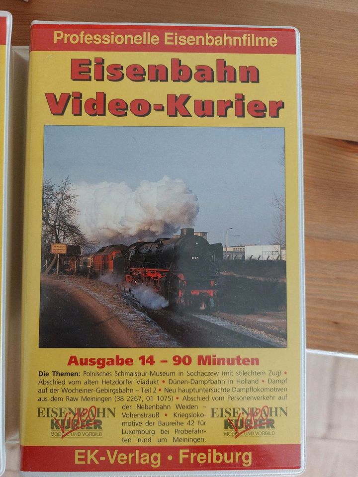 Eisenbahn-Videokassetten in Schkeuditz